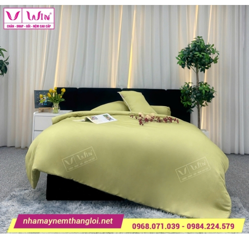 Bộ  Drap - Lụa Tencel 4 món ( màu trơn )